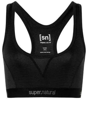 SN Super Natural W TUNDRA220 SEMPLICE BRA - jet black