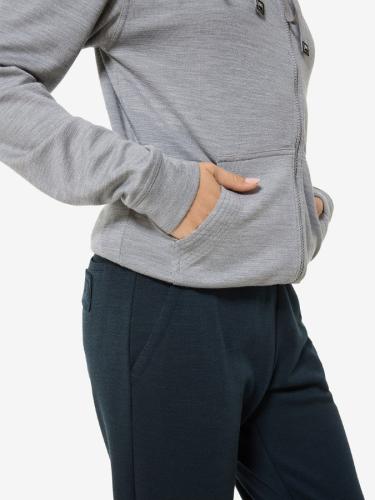 SN Super Natural W SOLUTION BIO HOODIE - cashmere grey melange