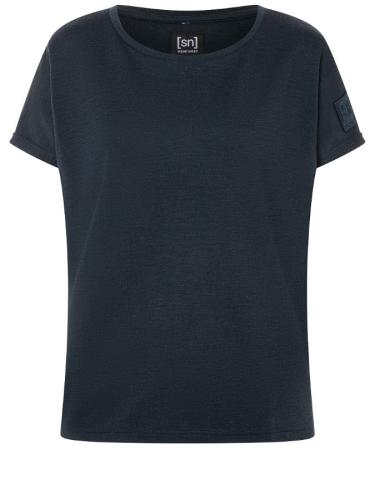 SN Super Natural W COSY BIO SHIRT - blueberry