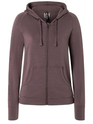 Preview: SN Super Natural W EVERYDAY ZIP HOODIE - raisin