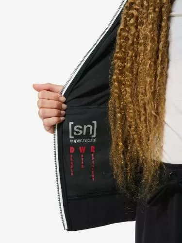 SN Super Natural W SOLUTION DWR HOODIE SOLUTION DWR HOODIE - jet black