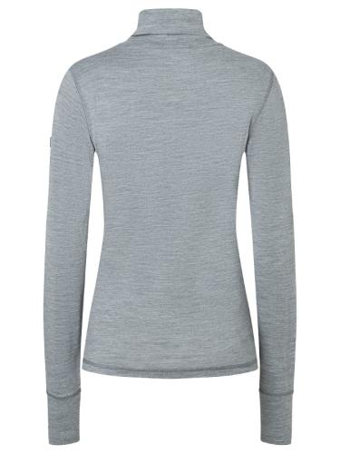 Preview: SN Super Natural W TONI LIGHT ROLL NECK TONI LIGHT ROLL NECK - cashmere grey mel/d.shadow glitter/f.wht