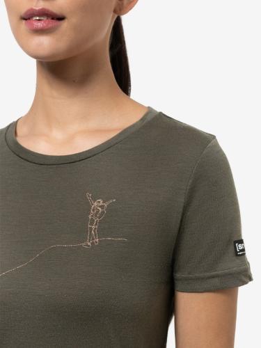 Preview: SN Super Natural W GIPFELGLÜCK TEE - black ink/copper