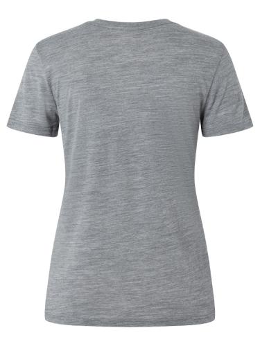 Preview: SN Super Natural W ORNAMENT TEE - cashmere grey mela/leaf mela/white stone