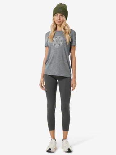 Preview: SN Super Natural W ORNAMENT TEE - cashmere grey mela/leaf mela/white stone