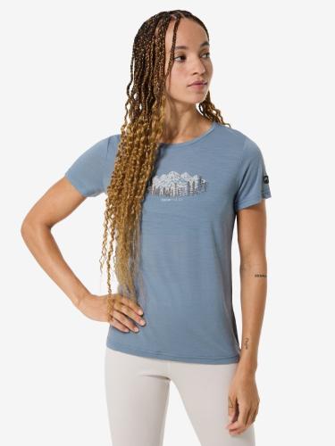 Preview: SN Super Natural W CANADIAN WOODS TEE CANADIAN WOODS TEE - flint stone/white stone/copper