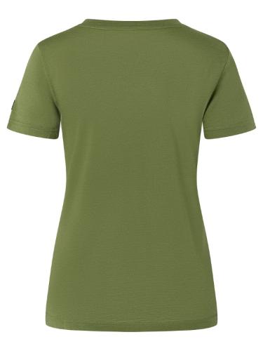 Preview: SN Super Natural W TOP MOUNTAIN ART TEE TOP MOUNTAIN ART TEE - chive/vintage khaki melange/white stone