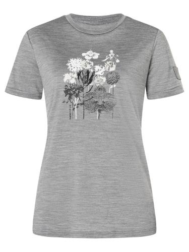 Preview: SN Super Natural W ORCHID BIO J TEE ORCHID BIO J TEE - cashmere grey melange/various