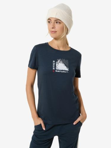 Preview: SN Super Natural W SUPER MOUNTAIN BIO J TEE - blueberry/various