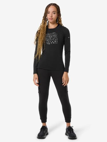 SN Super Natural W FREE SKI TICKETS LS FREE SKI TICKETS LS - jet black/feather grey