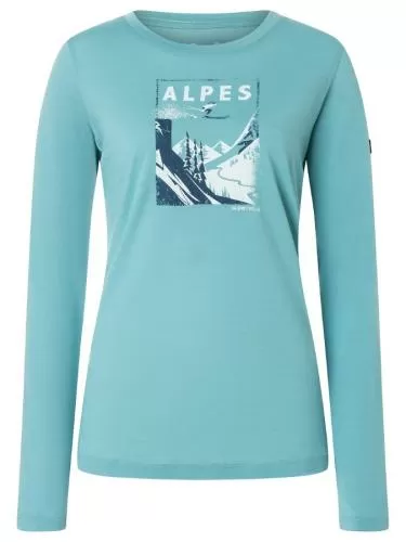 SN Super Natural W ALPES LS ALPES LS - cameo blue/ocean blue/fresh white