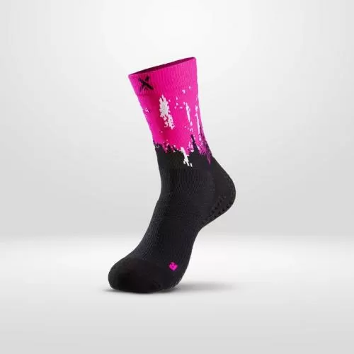 GEARXPro SOXPro Padel Grip Socks - black/fuchsia