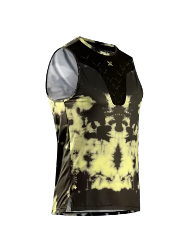X-Bionic Corefusion Run Tank Unisex - tie dye electric energy