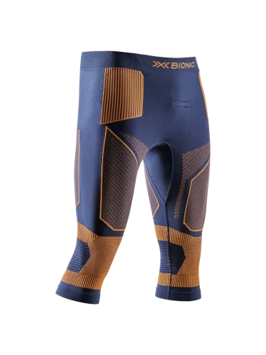 X-Bionic Energy Accumulator Light Pants 3/4 Herren - marine/orange