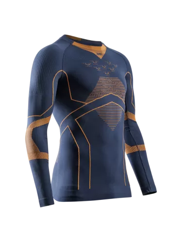 X-Bionic Energy Accumulator Light Shirt LS Herren - marine/orange