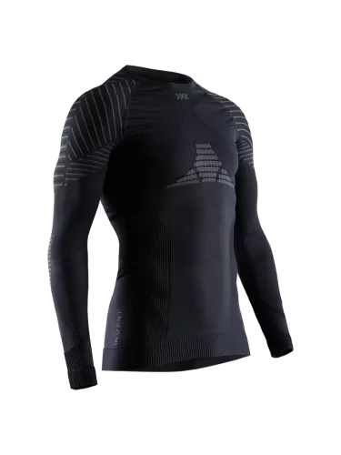 X-Bionic Invent 4.0 Shirt LG SL Herren - black/charcoal