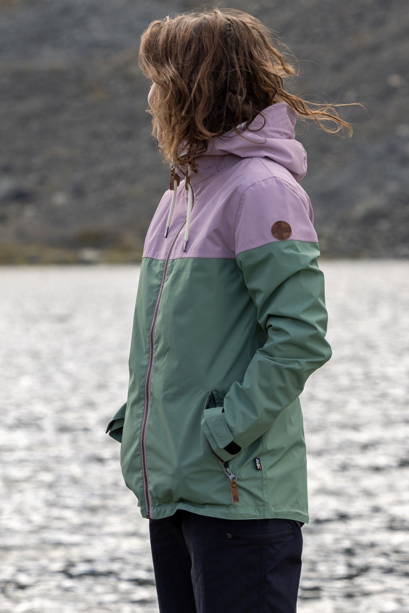 Filuka 100 Cm Kragen Sealjacke Damen Natur