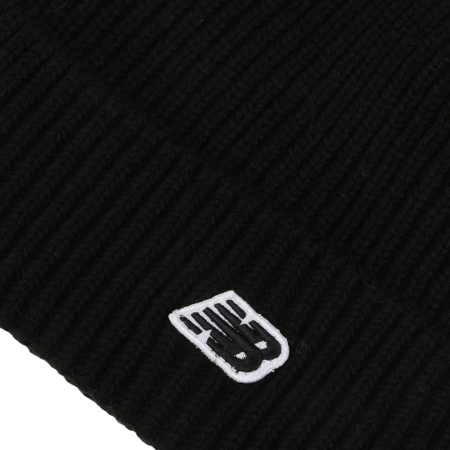 New Balance Winter Watchman Beanie NB Patch V3.0 SCHWARZ