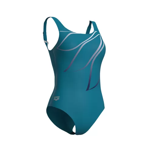 Arena Damen Arena Swimsuit Giorgia Squared Back C Cup GRÜN