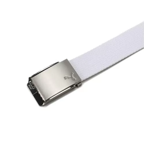 Puma Reversible Web Belt - Bright White