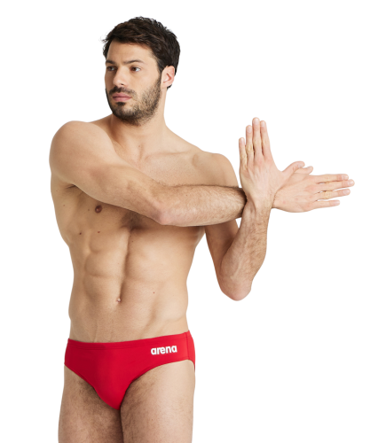 Arena M Team Swim Briefs Solid ROT