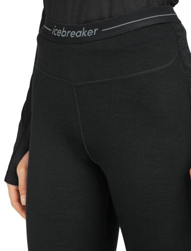 Icebreaker Women Merino 200 ZoneKnit Leggings - black