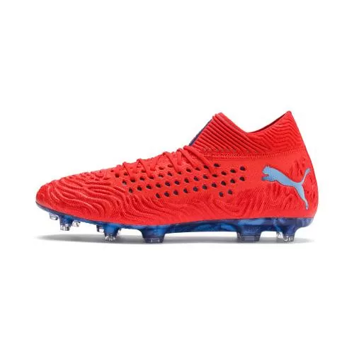 PUMA FUTURE 19.1 NETFIT FG/AG - Red Blast / Bleu Azur