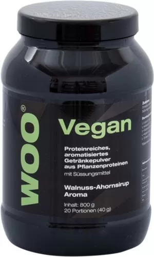 WOO Vegan Protein Walnuss Ahornsirup/Dose 800g