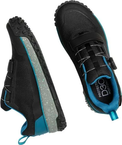 Ride Concepts Damen Schuhe Flume Flat Boa schwarz-tahoe blau