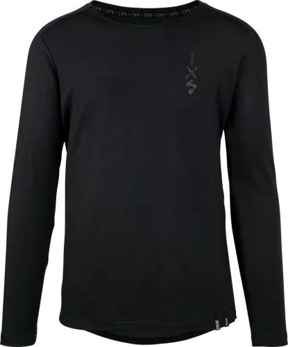 iXS Flow Merino Langarm Jersey schwarz