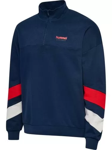 Hummel Hmloversized Halfzip Sportswear - dress blues