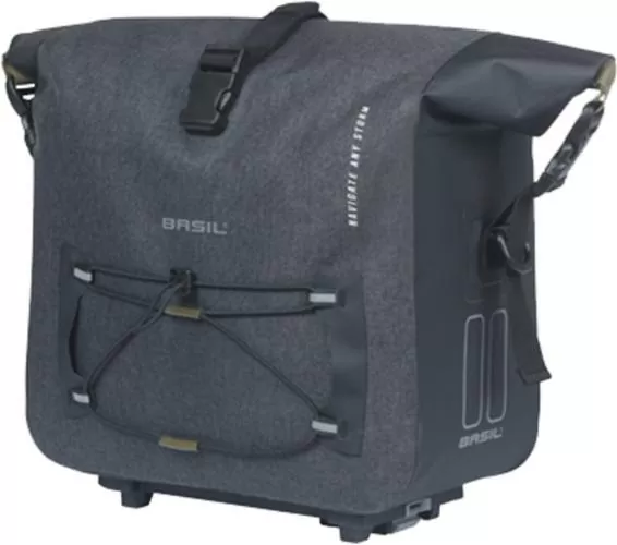 Basil Navigator Storm Gepäckträgertasche MIK, 13L, schwarz