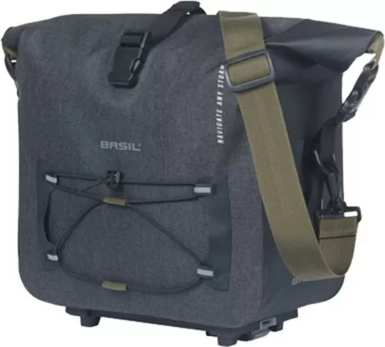 Basil Navigator Storm Gepäckträgertasche MIK, 13L, schwarz