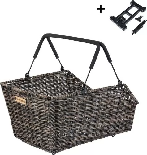 Basil Cento Rattan Look MIK HR-Korb, nature brown