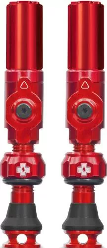 Muc-Off Tubeless Valves Big Bore Hybrid 60mm Red