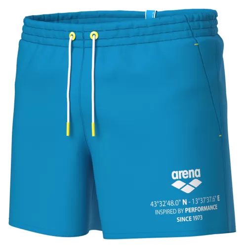 Arena M Arena Graphic Beach Short BLAU