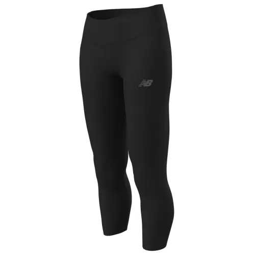 New Balance Damen Core Run Capri SCHWARZ