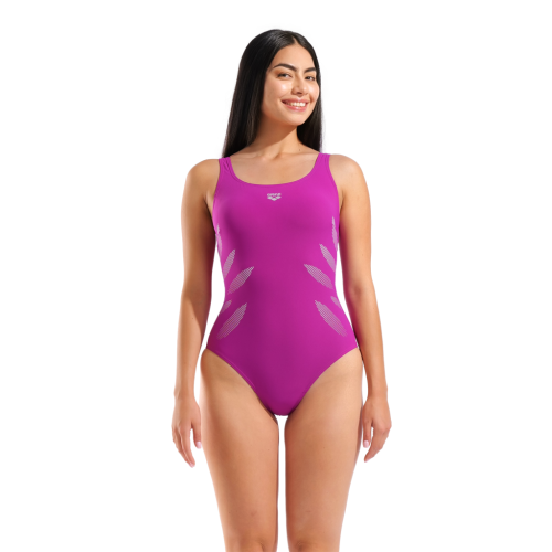 Arena Damen Arena Swimsuit Milena Wing Back C Cup VIOLETT