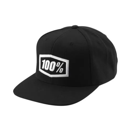 100% Hut Icon Youth Snapback schwarz