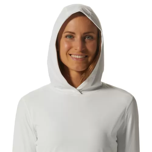 Mountain Hardwear Damen Crater Lake LS Hoody WEISS