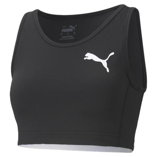 Puma Cross the Line Crop Top W 2.0 - Puma Black (Grösse: L)