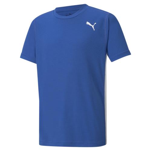Puma Cross the LIne Tee 2.0 Y - Team Power Blue-Puma White (Grösse: 164)