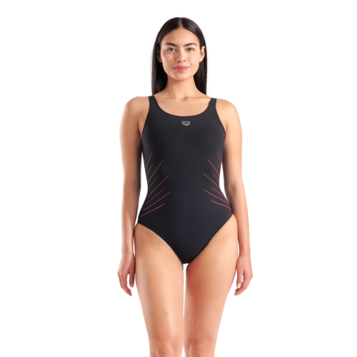 Arena Damen Arena Isa Swimsuit Squared Back C Cup SCHWARZ