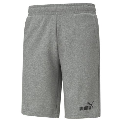 Puma ESS Shorts - 25,4 cm lang, Medium Gray Heather (Grösse: S)