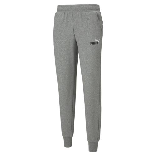 Puma ESS+ 2 Col Logo Pants TR cl - Medium Gray Heather (Grösse: S)