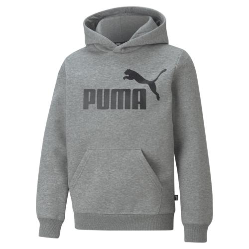 Puma ESS Big Logo Hoodie FL B - Medium Gray Heather (Grösse: 116)