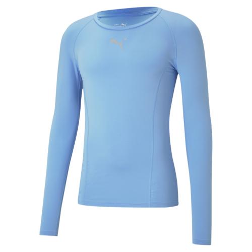 Puma LIGA Baselayer Tee LS - Team Light Blue (Grösse: S)