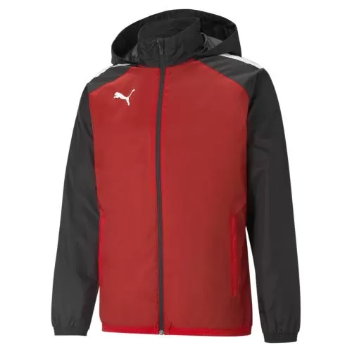 Puma teamLIGA All Weather Jacket - Puma Red-Puma Black