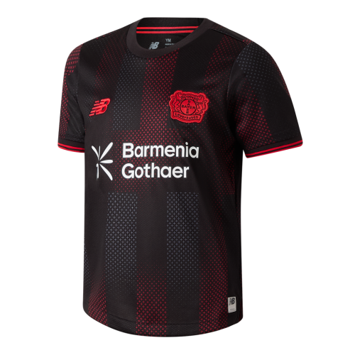 New Balance Bayer 04 Leverkusen Home Junior SS Jersey 25/26 ROT