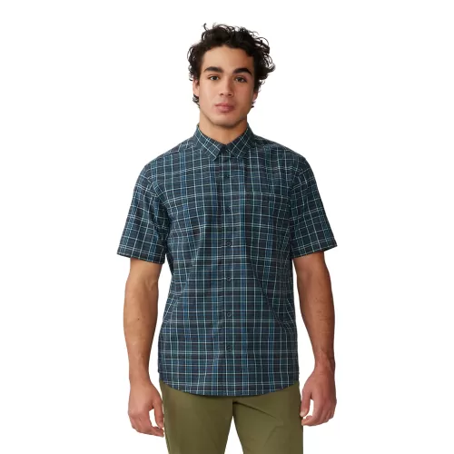 Mountain Hardwear M Big Cottonwood SS Shirt SCHWARZ